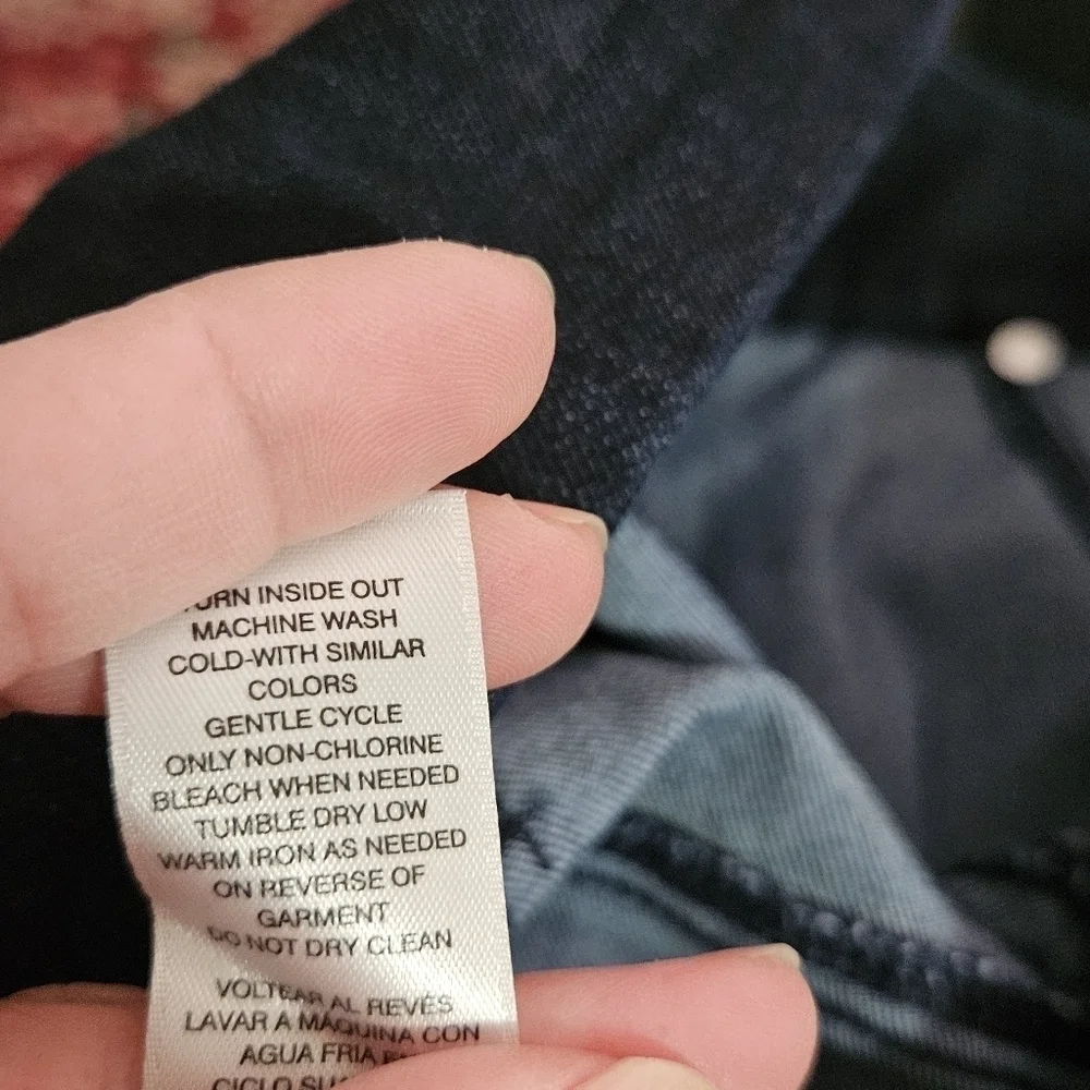 Chico's pull on skinny jeans size 1 per tags size 8